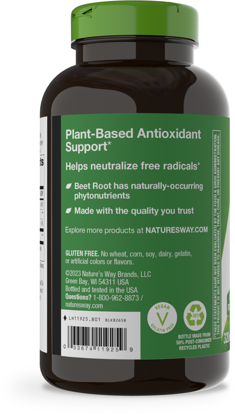 slide 2 of 4, Nature's Way Beet Root, 320 ct