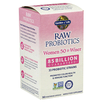 slide 3 of 29, Garden of Life Raw Probiotics Women 50 & Wiser Vegetarian Capsules, 90 ct