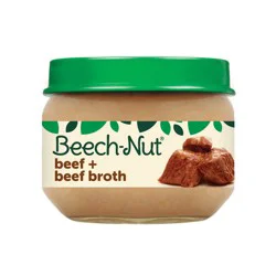 Beech-Nut Stage 1 (4 Months+) Beef + Beef Broth Stage 2 2.5 oz