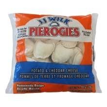 slide 1 of 1, JJ Wilk Cheddar Potato Pierogies, 2 lb