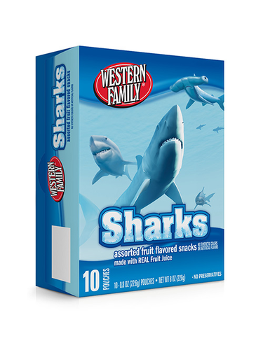 slide 1 of 1, Western Family Dinosaurs Fruit Snacks, 10 ct