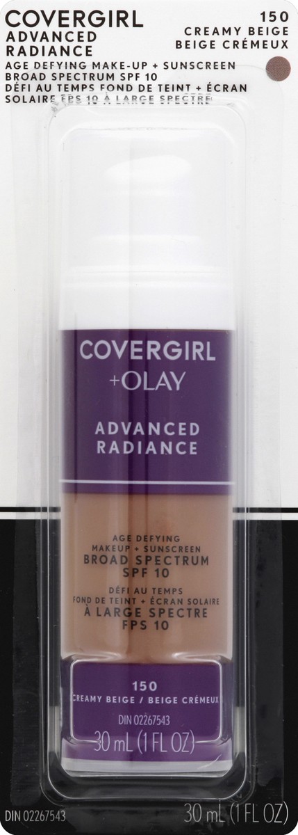 slide 2 of 3, Covergirl COVERGIRL Advanced Radiance Liquid Foundation- Classic Beige, 30 ml