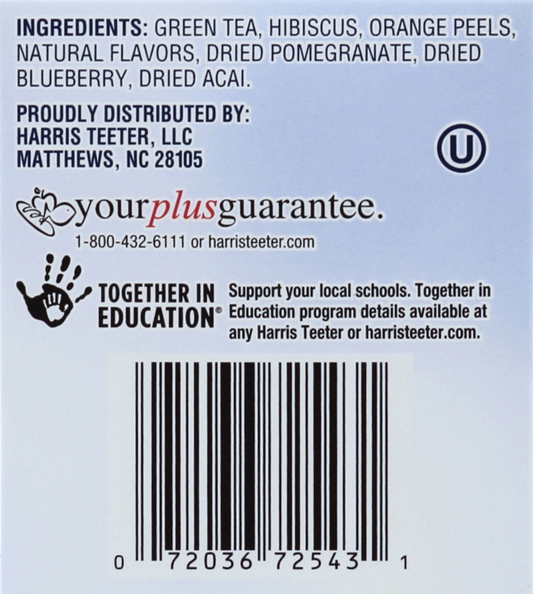 slide 4 of 5, Harris Teeter Acai Blubry Pomg Green Tea, 20 ct