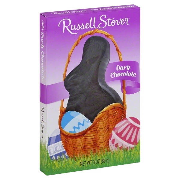 slide 1 of 1, Russell Stover Dark Chocolate Bunny, 3 oz