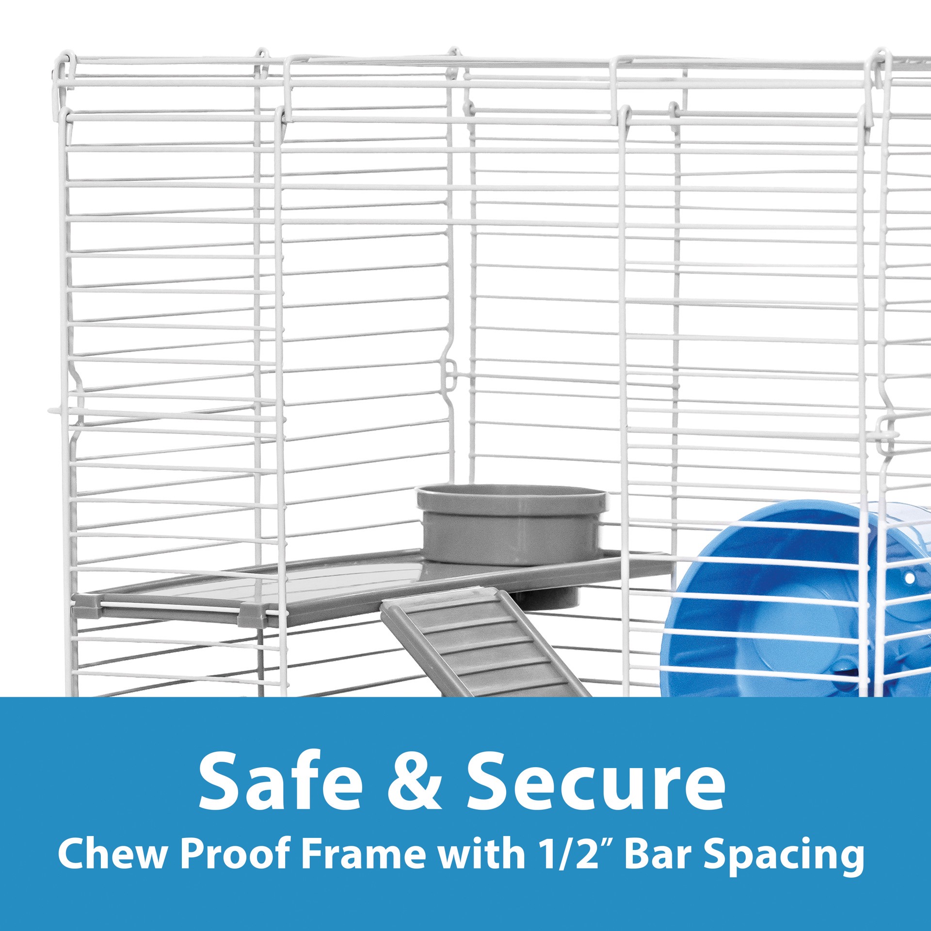 slide 8 of 10, Kaytee Hard Goods Kaytee My First Home Hamster or Gerbil Starter Kit 13.5” x 11” x 14.5”, 1 ct