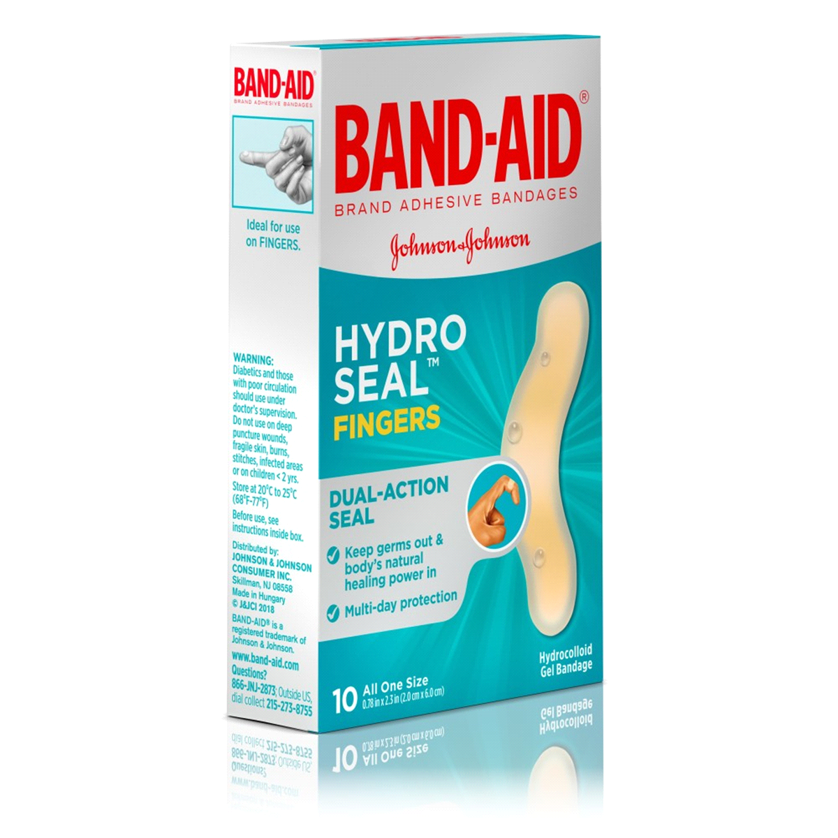 slide 6 of 6, Band-Aid Hydro Seal Fingers, 10 ct