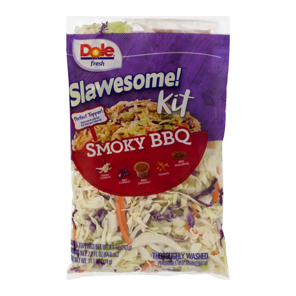 slide 1 of 2, Dole Smoky BBQ Slawesome! Kit, 11.1 oz