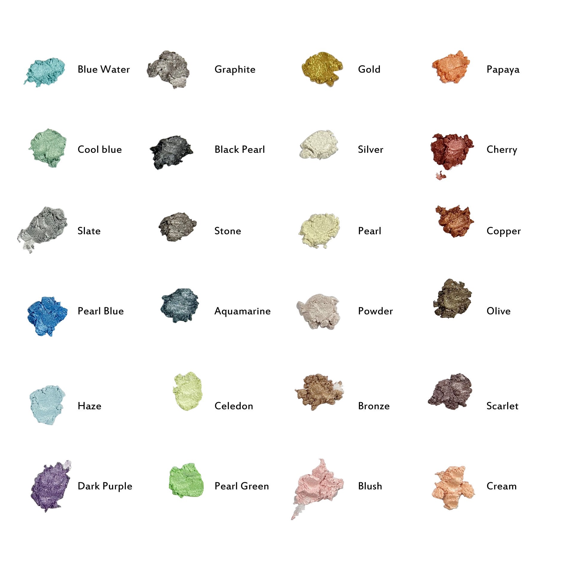 slide 4 of 5, Mixed Color Resin Mica Powders By Craft Smart, 24ct., 24 ct