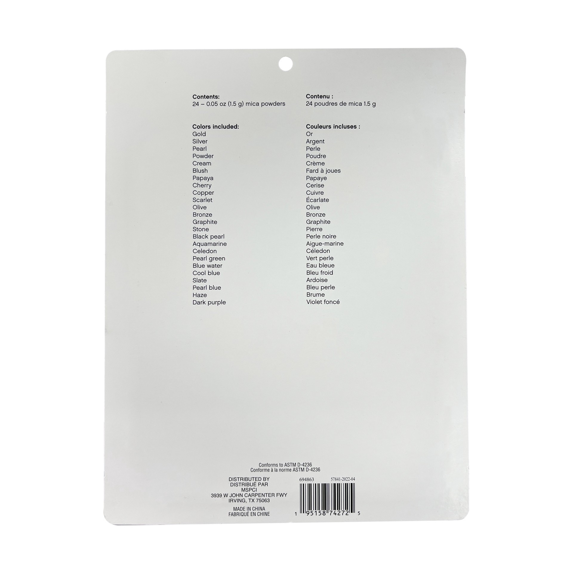 slide 2 of 5, Mixed Color Resin Mica Powders By Craft Smart, 24ct., 24 ct