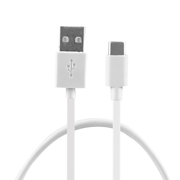 slide 1 of 1, Vivitar Od3006 Usb-A To Usb-C Cable, 6', White, 1 ct