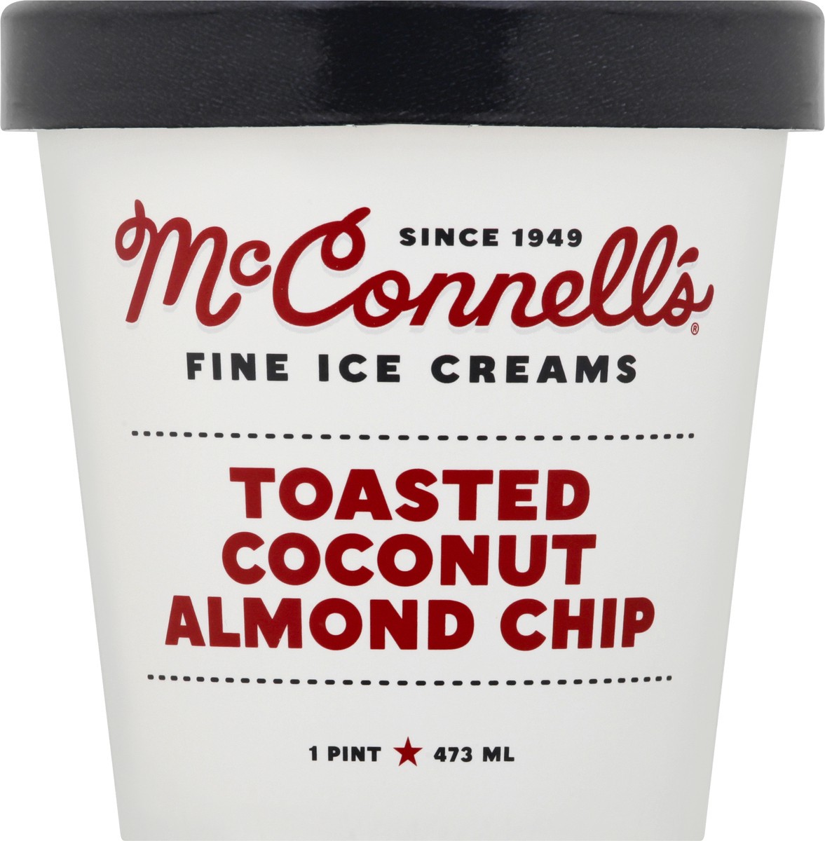 slide 11 of 13, McConnell's Fine Ice Creams Toasted Coconut Almond Chip Ice Cream 1 pt, 1 pint