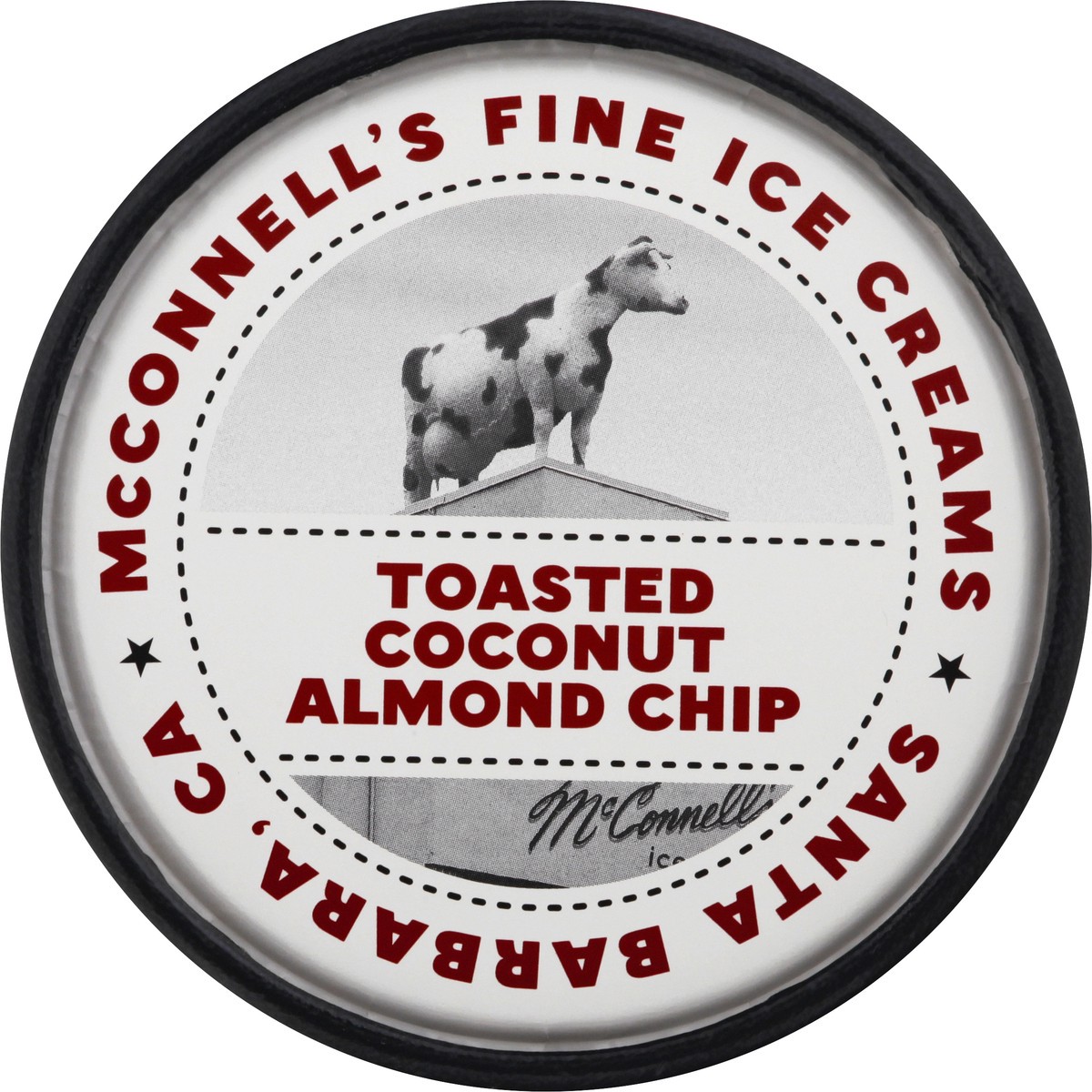 slide 6 of 13, McConnell's Fine Ice Creams Toasted Coconut Almond Chip Ice Cream 1 pt, 1 pint