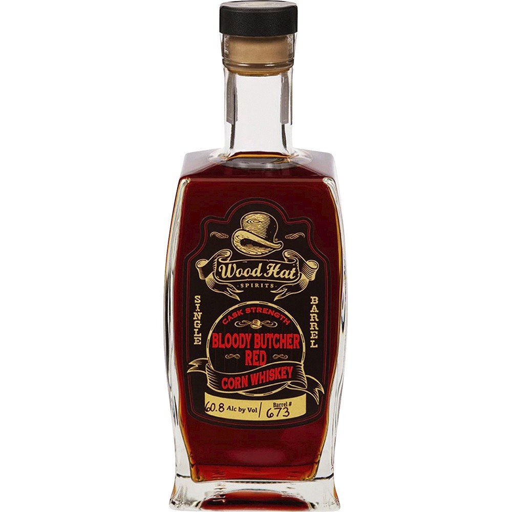 slide 1 of 1, Wood Hat Bloody Butcher Red Corn, 750 ml