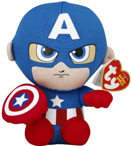 slide 1 of 1, TY Captain America Beanie Baby, 1 ct