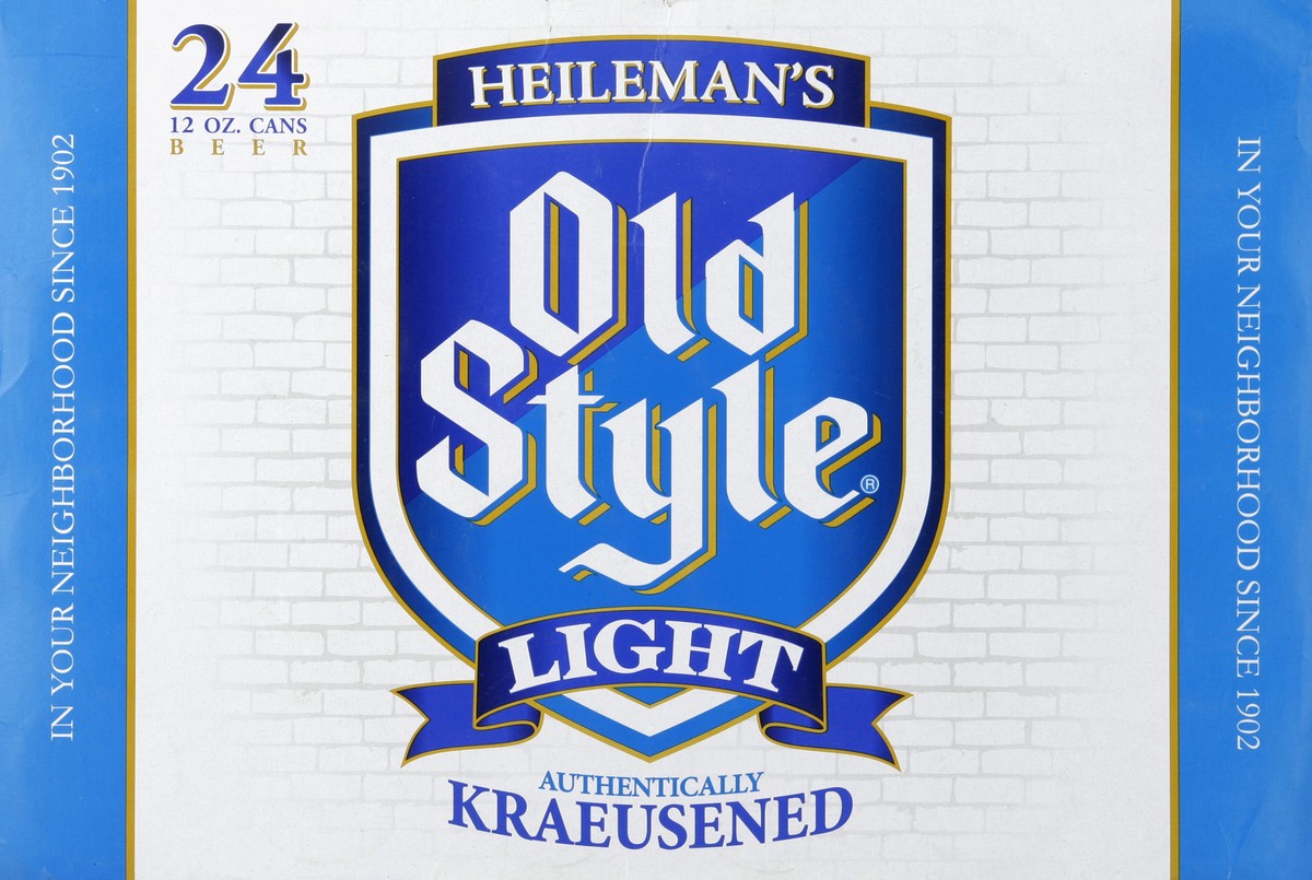 slide 4 of 6, Heileman's Old Style Old Style Light Beer, 24 Pack, 12 fl oz Aluminum Cans, 3.9% ABV, Domestic Lager, 24 ct