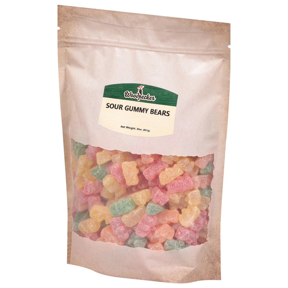 slide 2 of 4, Woodpecker Sour Gummy Bears 30 Oz - 30 OZ, 30 oz