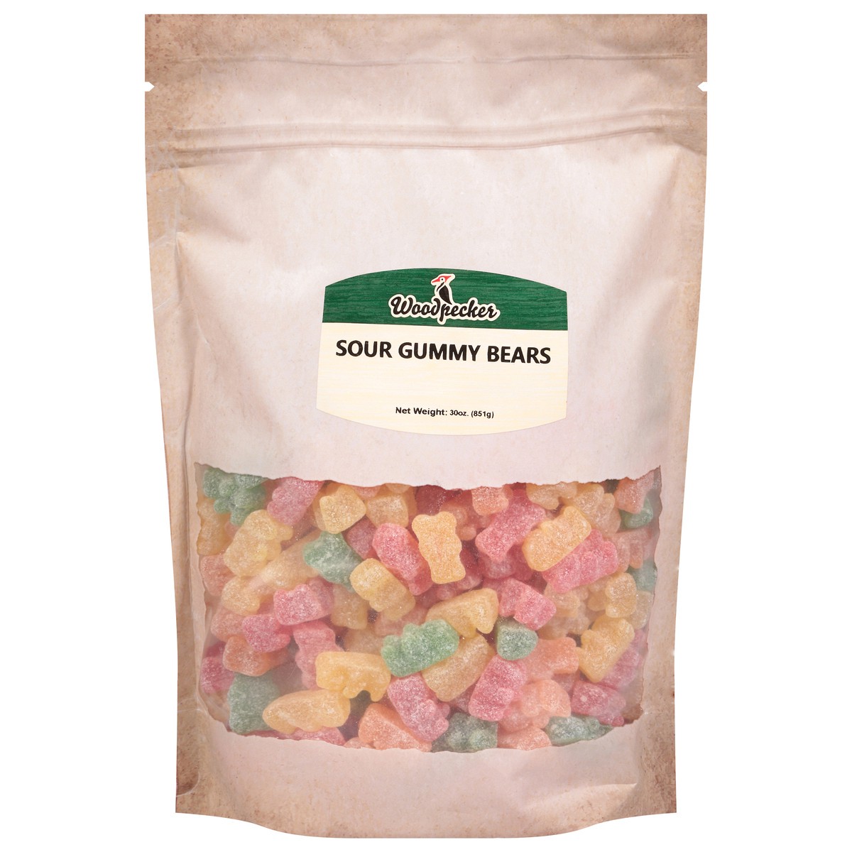 slide 1 of 4, Woodpecker Sour Gummy Bears 30 Oz - 30 OZ, 30 oz