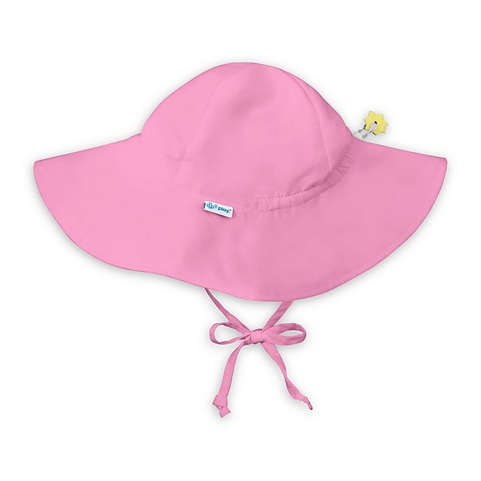 slide 1 of 6, i play. by Green Sprouts Newborn Brim Sun Hat - Light Pink, 1 ct