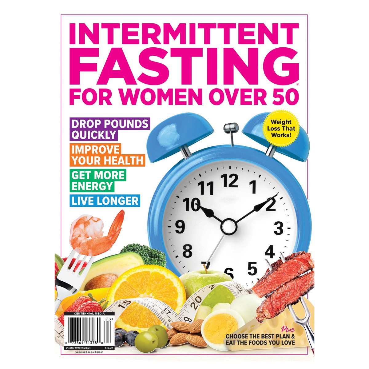 slide 3 of 3, Super Charged Intermittent Fasting For Women Over 50 Weight Loss That Works! Magazine 1 ea Not Packed, 1 ea