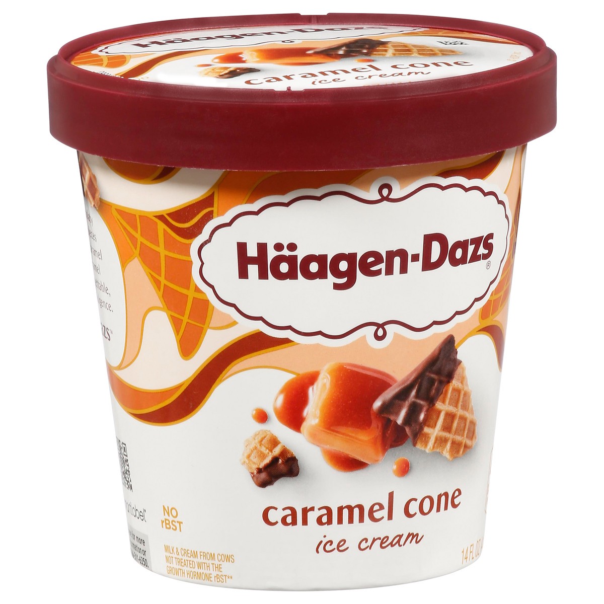 slide 2 of 9, Häagen-Dazs Caramel Cone Ice Cream 14 fl oz, 14 fl oz