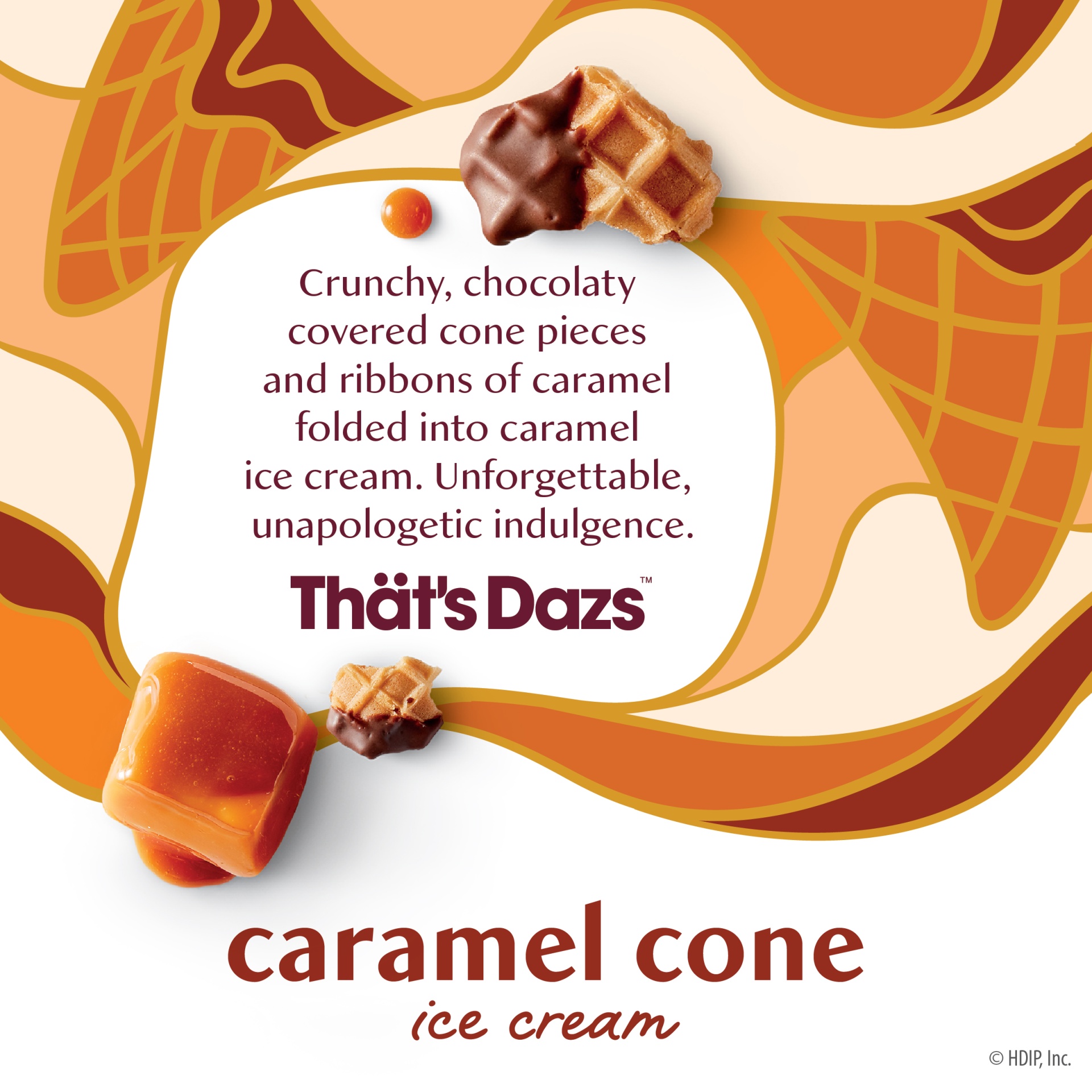 slide 2 of 7, Häagen-Dazs Caramel Cone Ice Cream, 14 fl oz