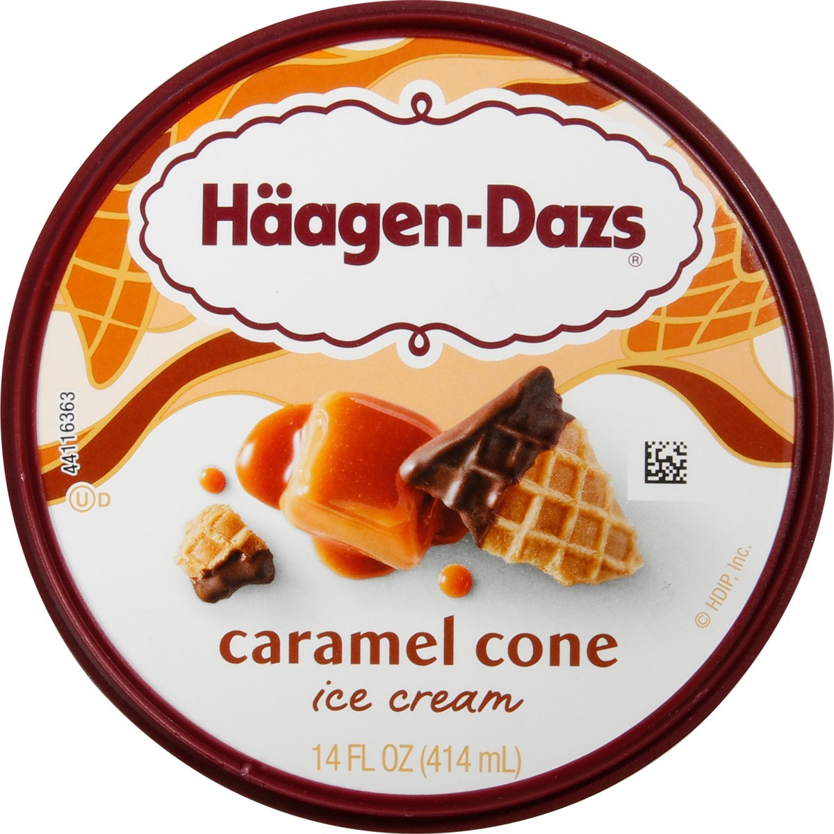 slide 9 of 9, Häagen-Dazs Caramel Cone Ice Cream 14 fl oz, 14 fl oz