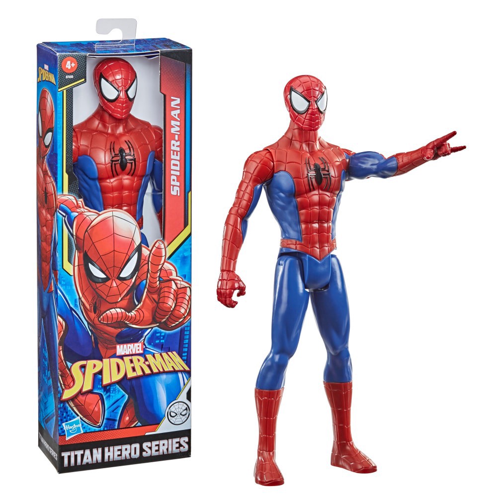 slide 2 of 3, Marvel Titan Hero Series Spider-Man Action Figure, 12 in