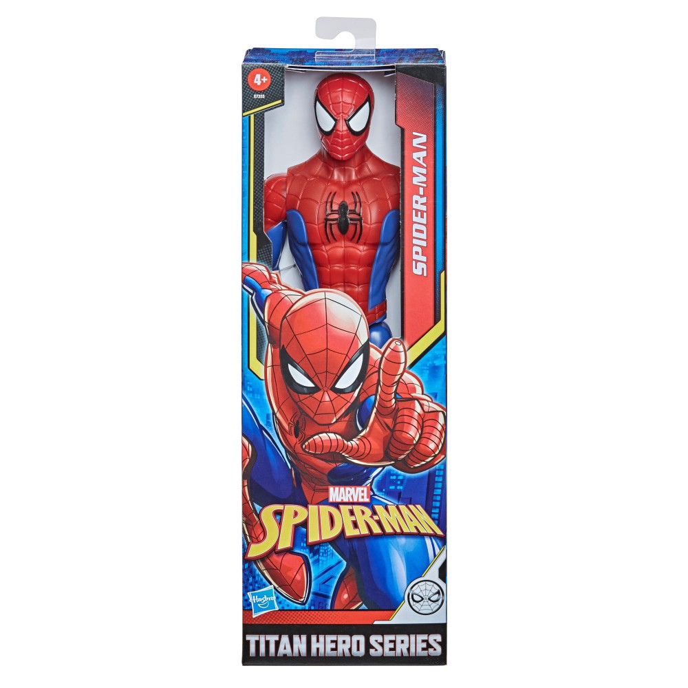slide 3 of 3, Marvel Titan Hero Series Spider-Man Action Figure, 12 in