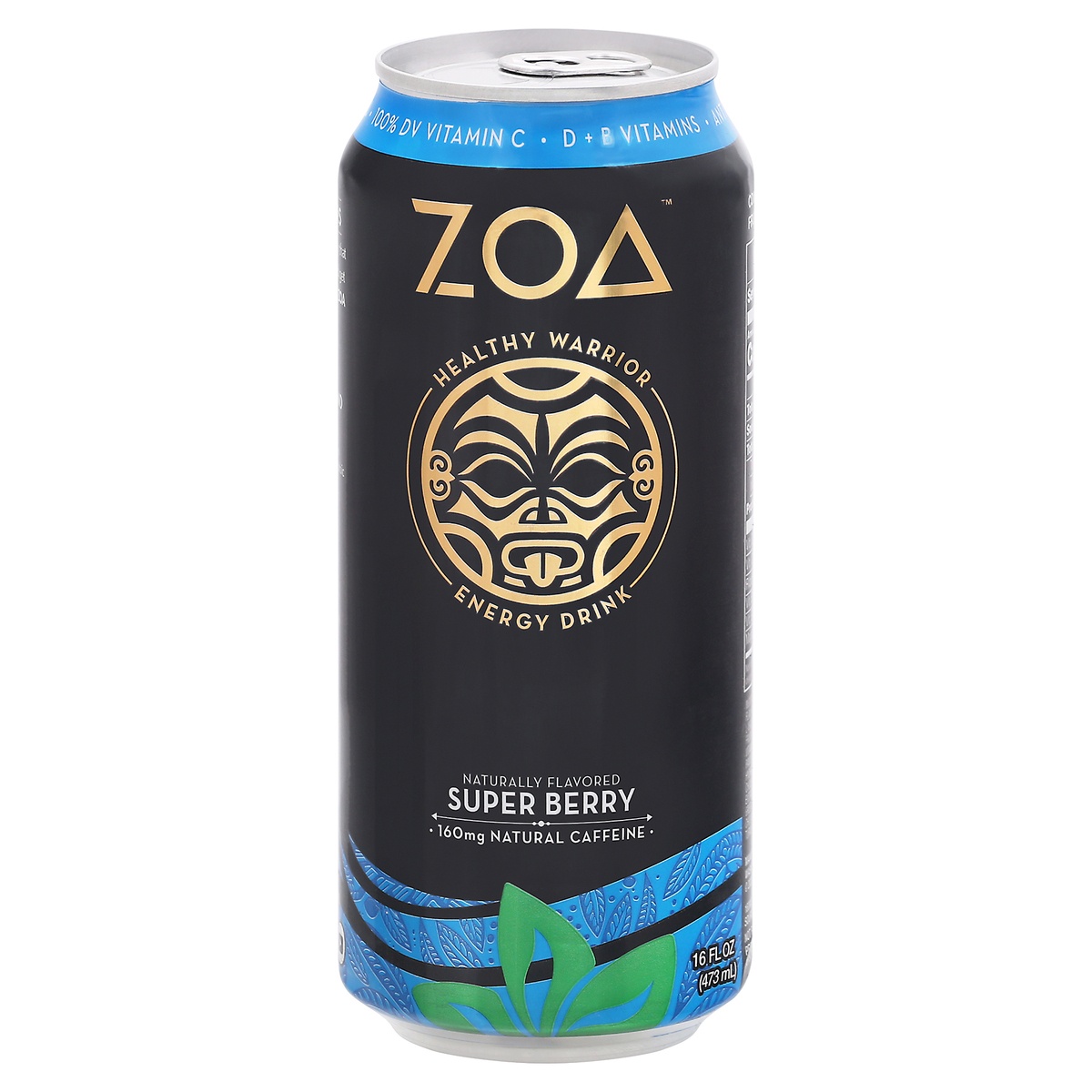 slide 1 of 1, ZOA Super Berry Energy Drink 16 fl oz Can, 16 fl oz