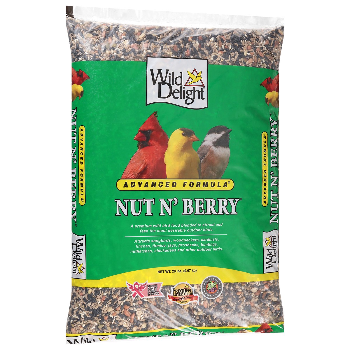 slide 14 of 15, Wild Delight Nut N' Berry Advanced Formula Bird Food, 20 lb