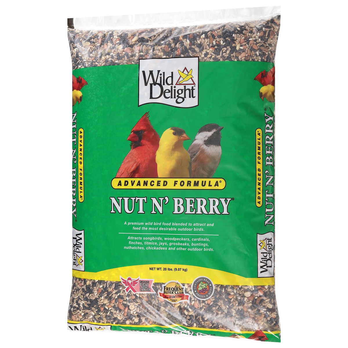 slide 10 of 15, Wild Delight Nut N' Berry Advanced Formula Bird Food, 20 lb