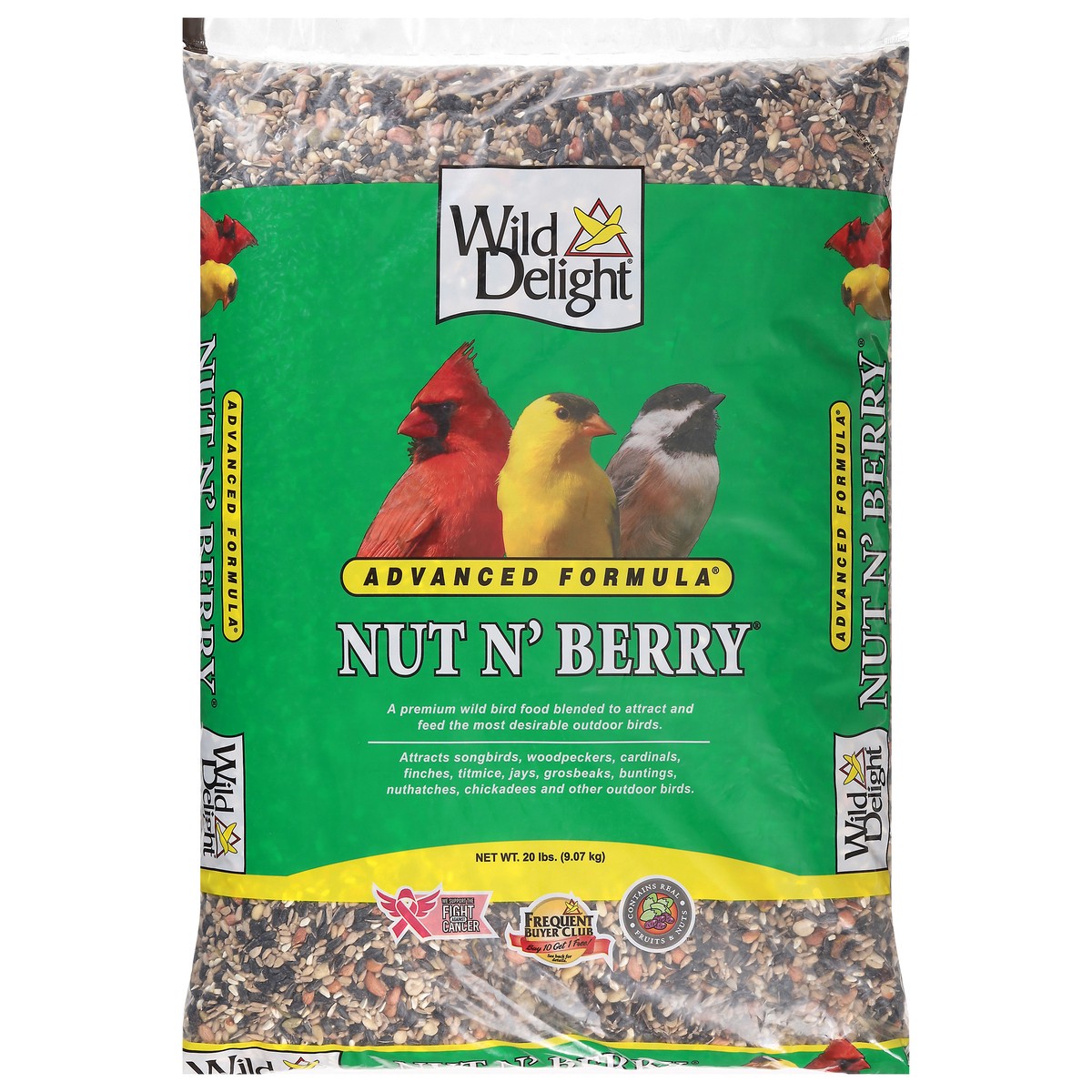 slide 8 of 15, Wild Delight Nut N' Berry Advanced Formula Bird Food, 20 lb