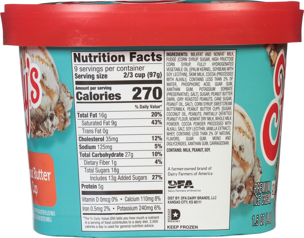 slide 9 of 9, Friendly's Premium Peanut Butter Cup Ice Cream 1.5 qt, 48 fl oz