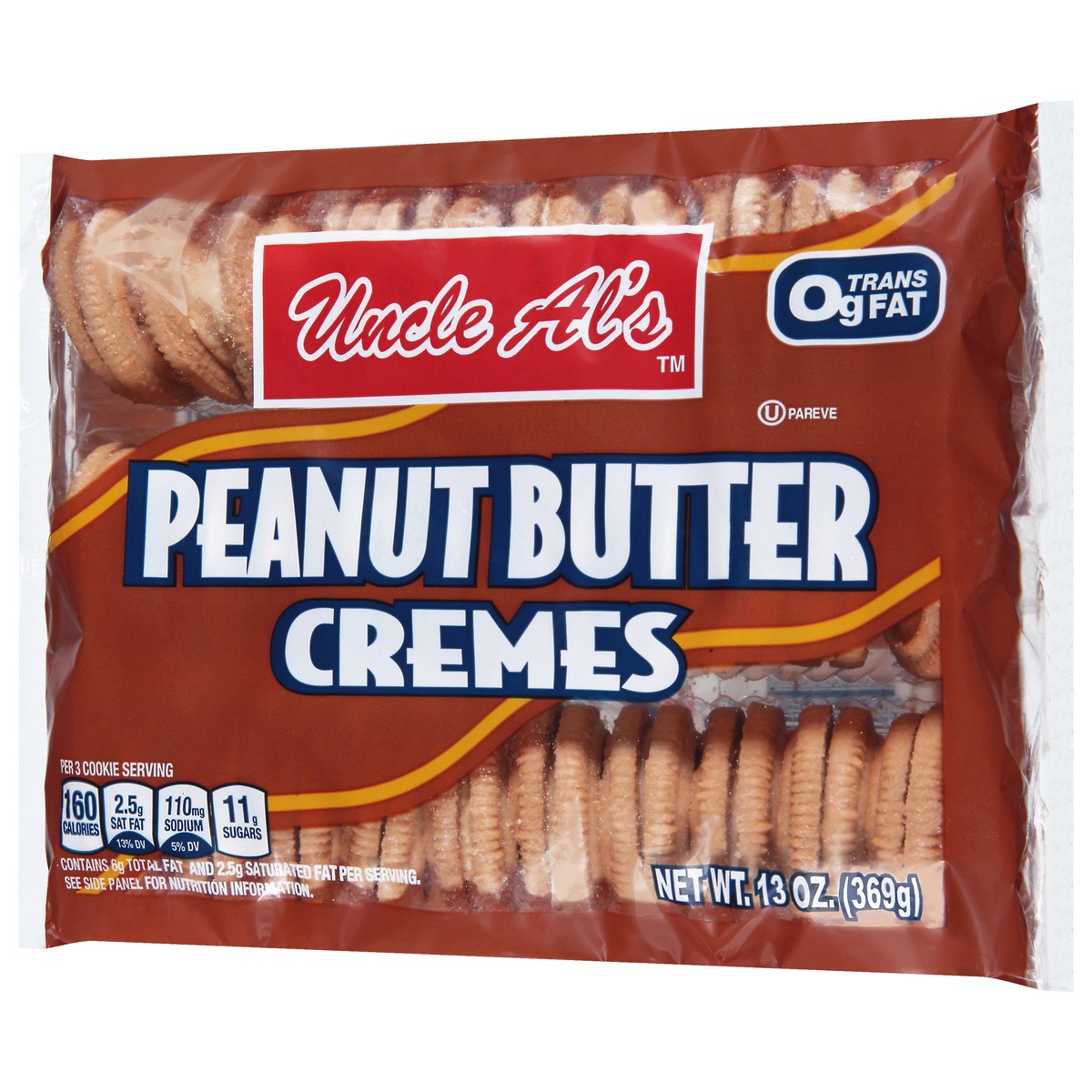 slide 5 of 13, Uncle Al's Cremes Peanut Butter Cremes Cookies 13 oz, 13 oz