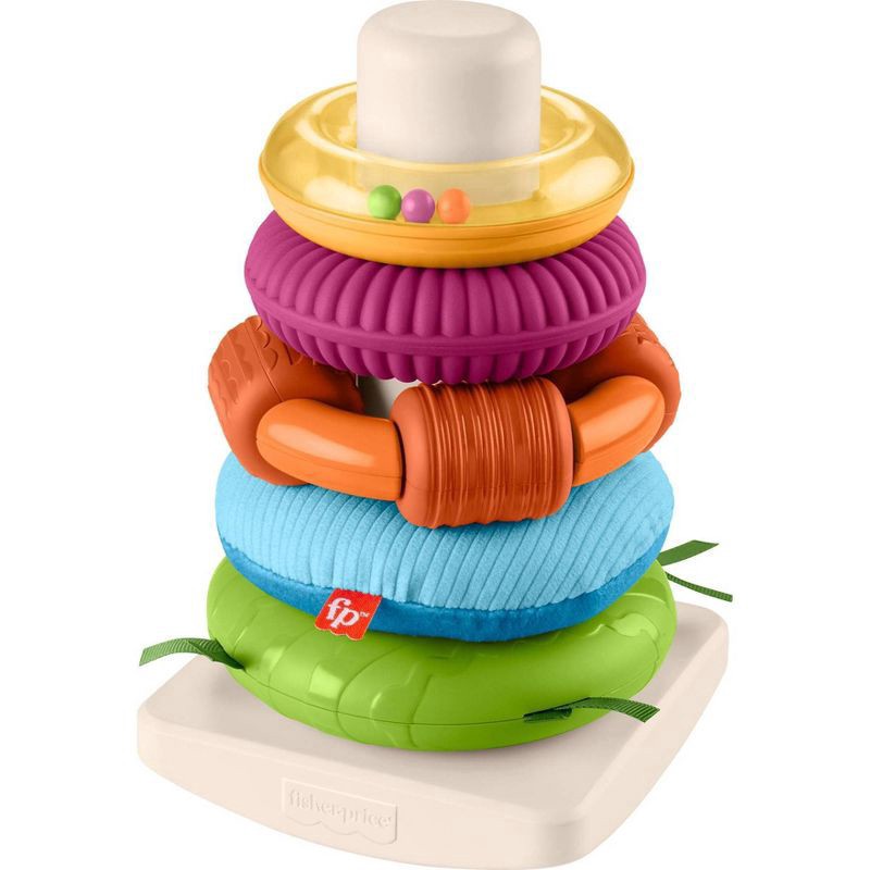 slide 1 of 6, Fisher-Price Sensory Rock-A-Stack, 1 ct