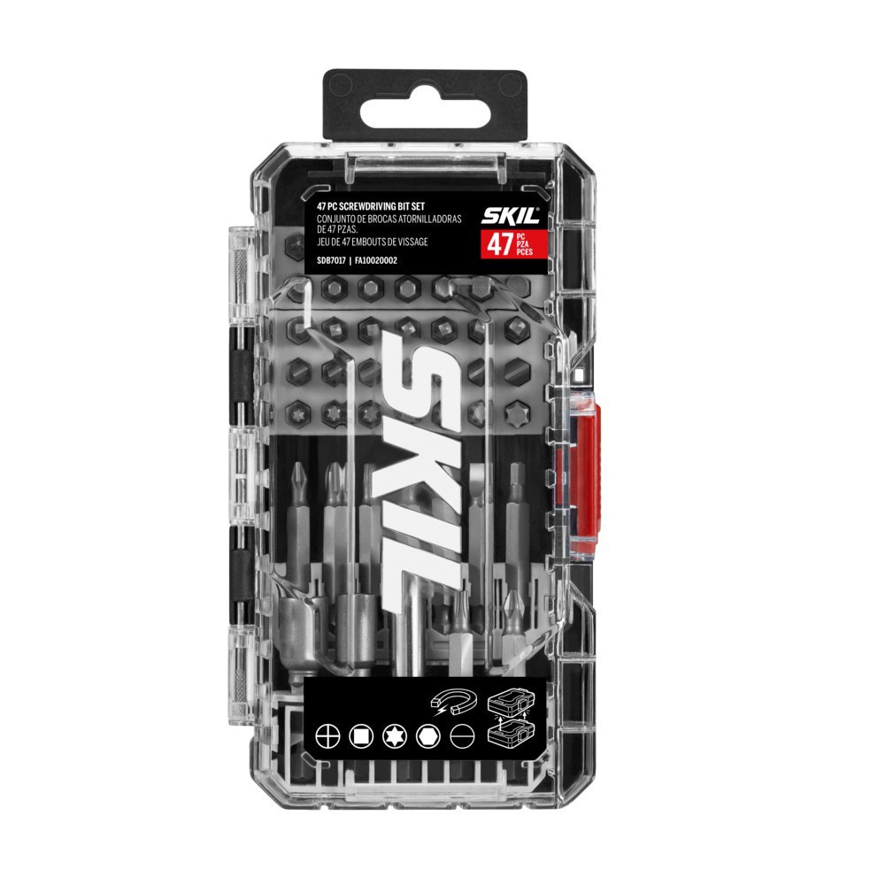 slide 1 of 3, SKIL Screwdriver Bit Set 47-Piece, 1 ct