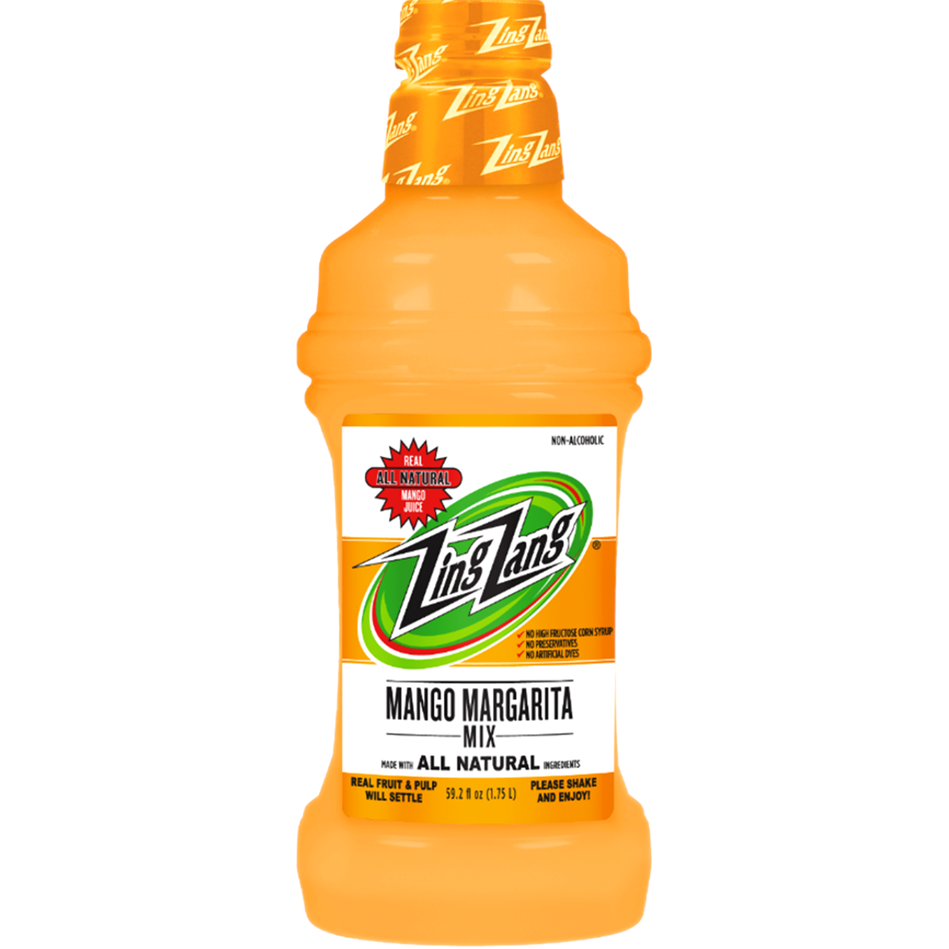 slide 1 of 1, Zing Zang Mango Margarita Mix - 1.75 liter, 1.75 liter