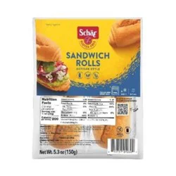 Schär Schar Gluten Free Parbaked Sub Sandwich Rolls