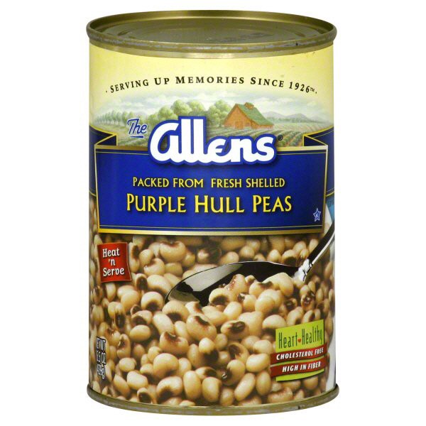 slide 1 of 1, Allen's Purple Hull Peas, 15.5 oz