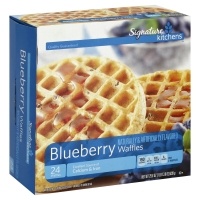 slide 1 of 1, Signature Kitchens Waffles Blueberry, 