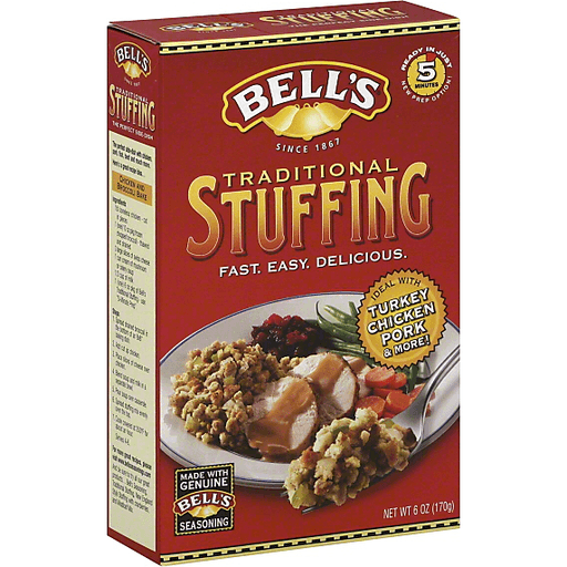 slide 2 of 3, Bell's Stuffing, Traditional, 6 oz