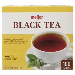 Meijer Black Tea Bags, 100 Ct