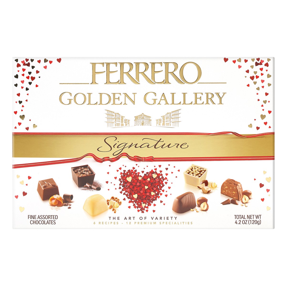 slide 1 of 8, Ferrero Golden Gallery Signature Fine Assorted Chocolates 4.2 oz, 4.2 oz