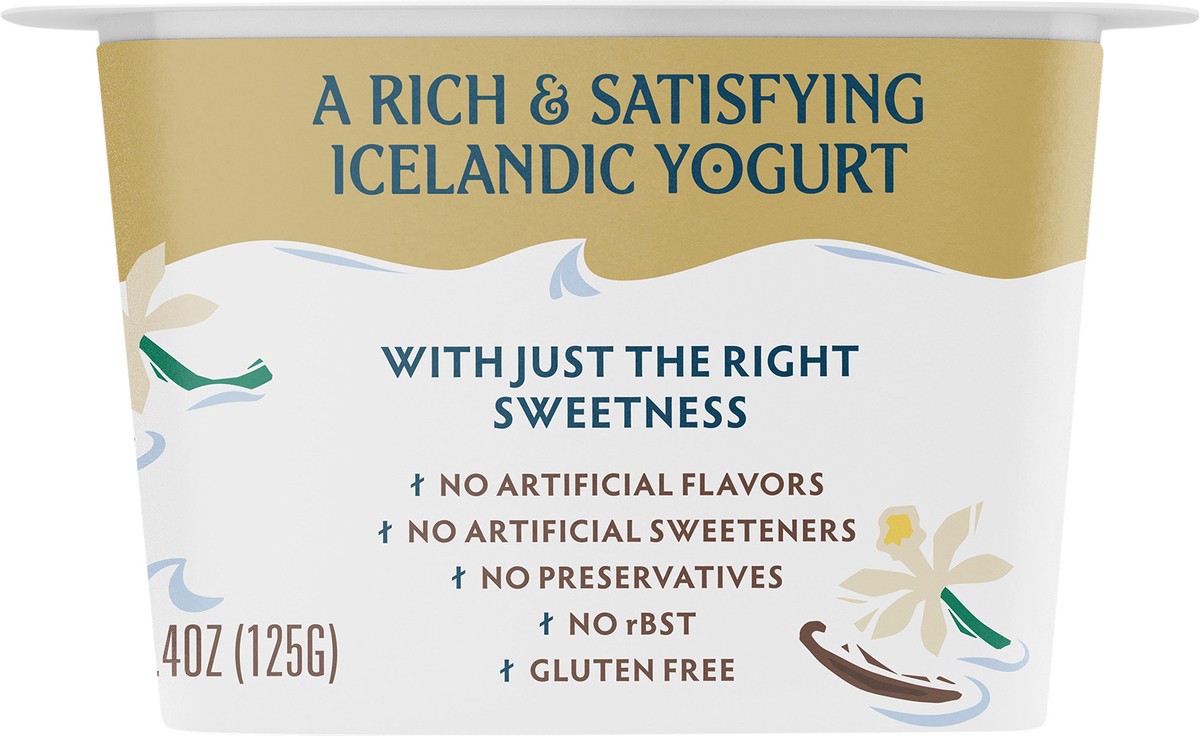 slide 5 of 6, Icelandic Provisions Vanilla Bean Extra Creamy Skyr, 4.4 oz