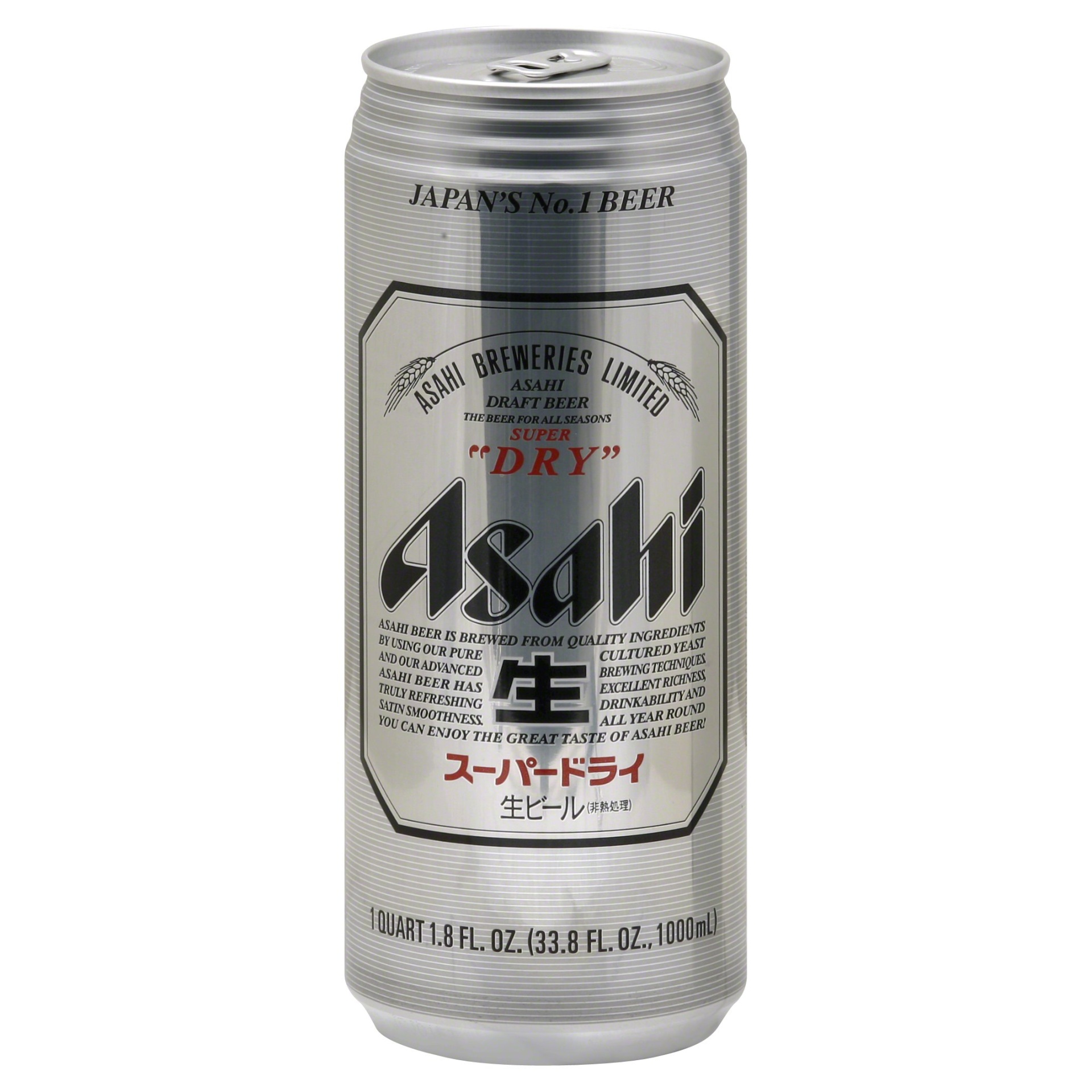 slide 1 of 1, Asahi Super Dry, 1 liter