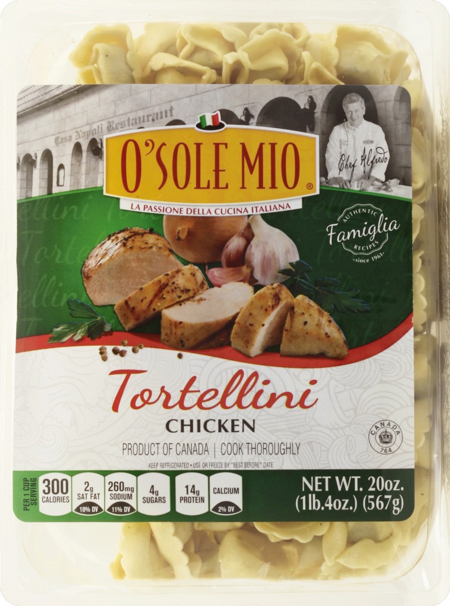 slide 4 of 4, O Sole Mio Tortellini 20 oz,