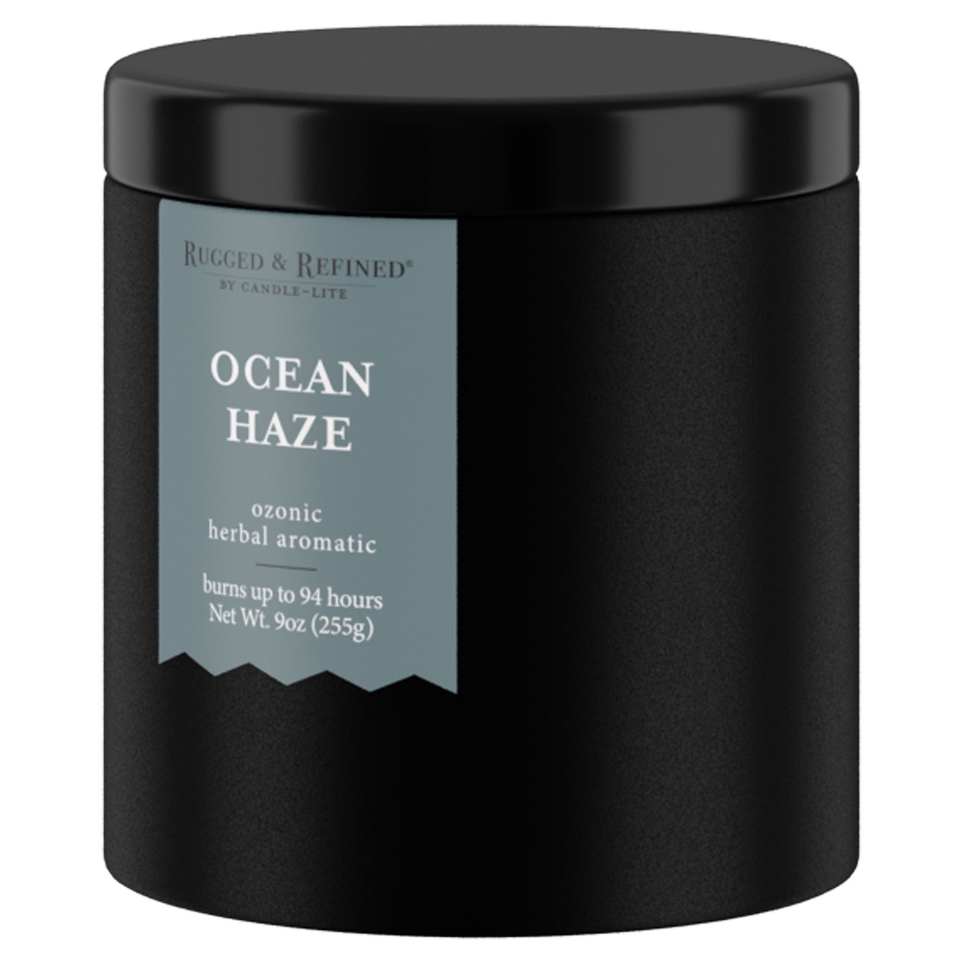 slide 1 of 1, Rugged & Refined Ocean Haze Scented Tin Candle, 9 oz