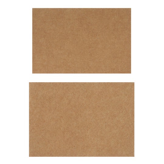 slide 1 of 2, Mini Kraft Card & Envelope Set By Recollections, 2.25 in x 3.25 in