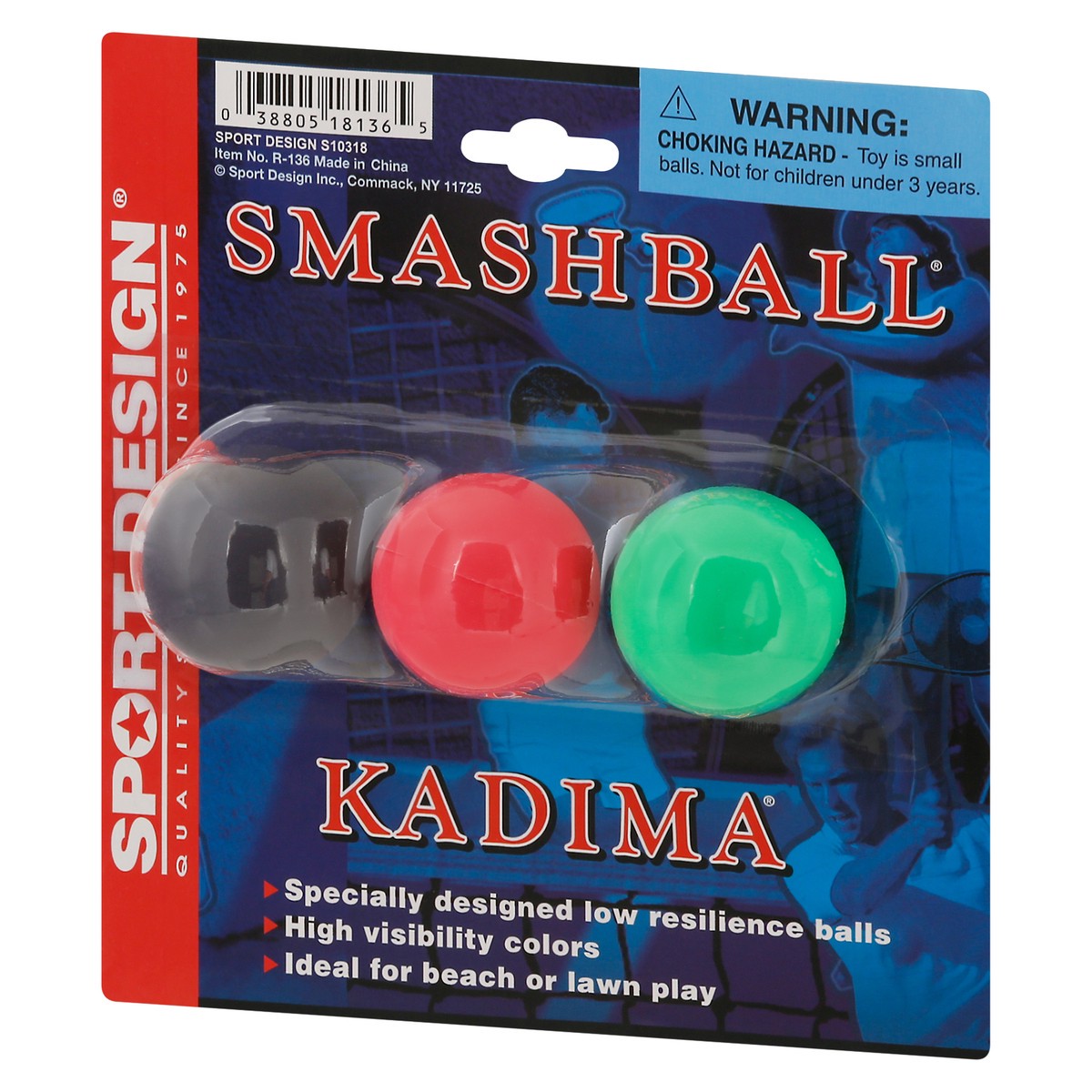 slide 4 of 11, Sport Design Kadima Smash Balls 3 ea, 3 ct