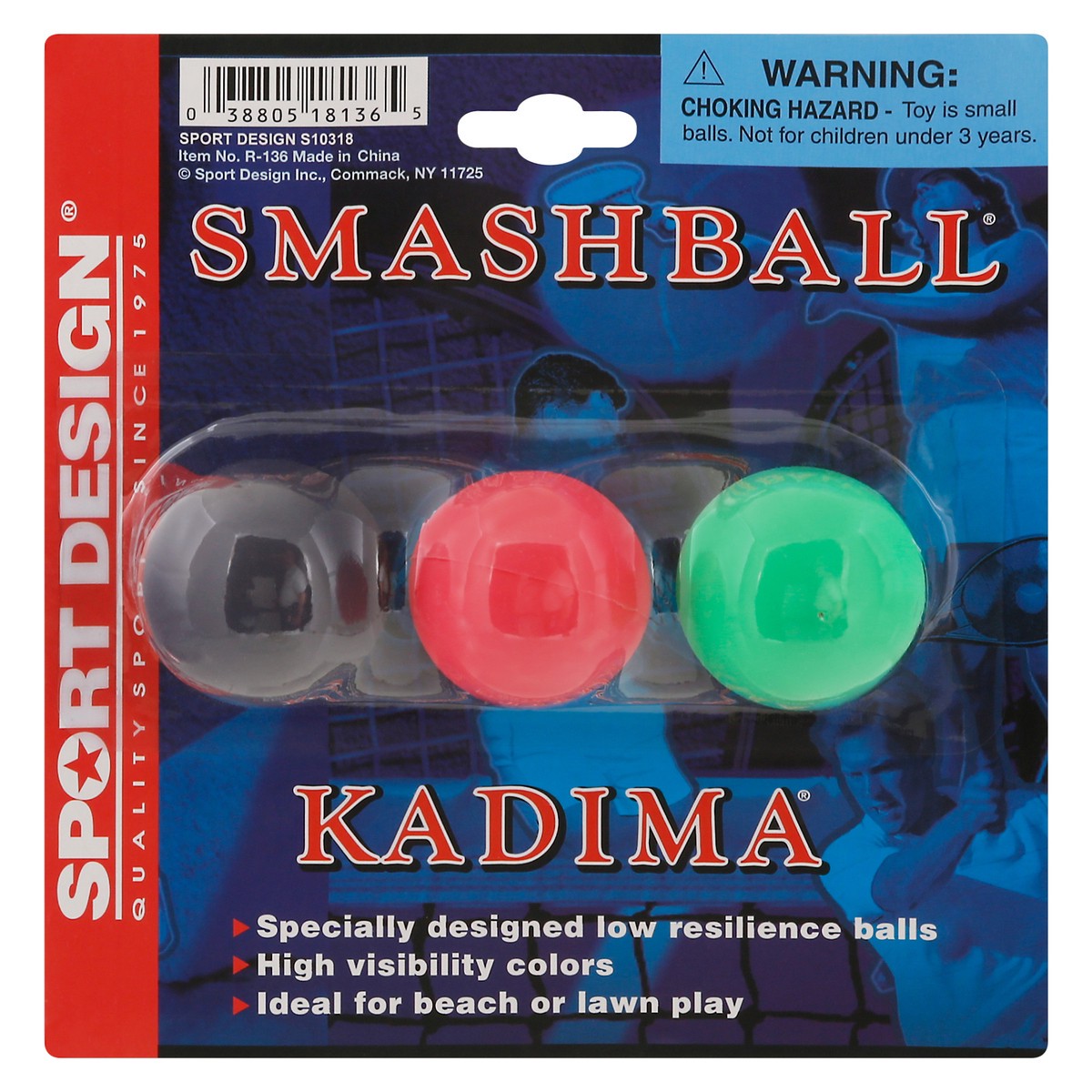slide 1 of 11, Sport Design Kadima Smash Balls 3 ea, 3 ct